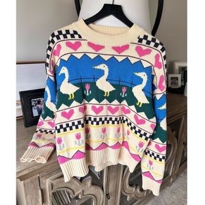 Kina & Tam The Duck Tales Sweater Medium